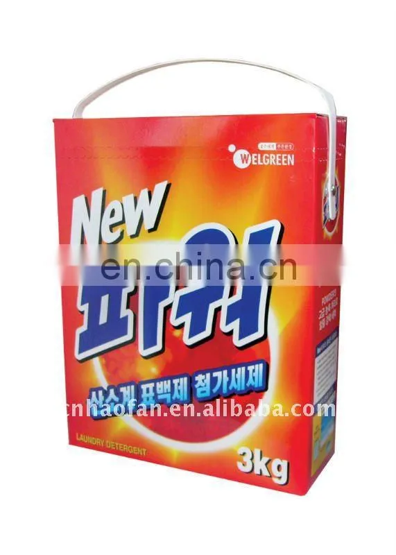 recycled plastic handle for carrying cardboard box