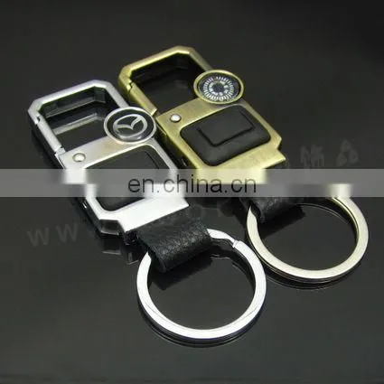 promotion gift aluminum keychain with LED light