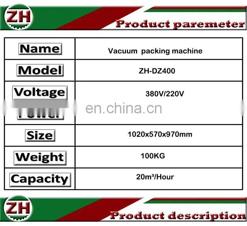 low price Double chamber vacuum packing machine vegetable vacuum sealer meat vacuum packer
