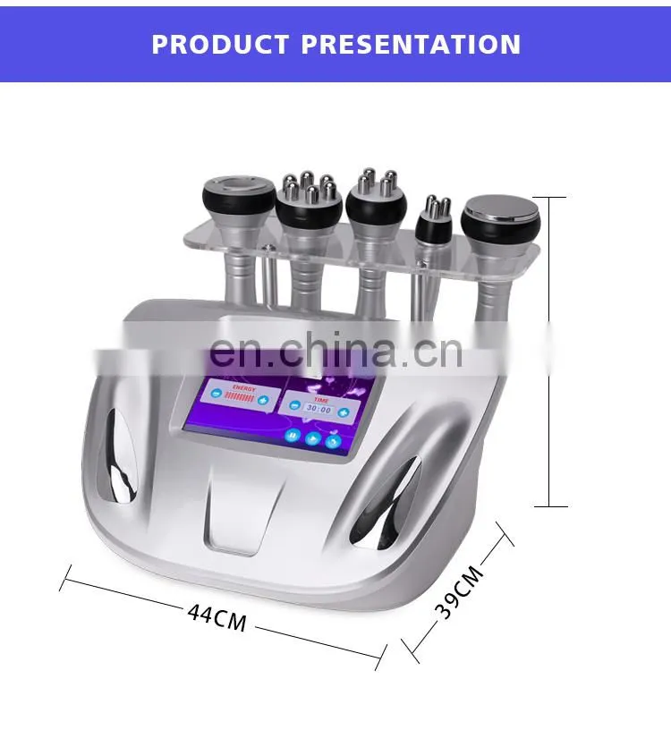 Wholesale Portable 5 in 1 40khz vacuum cavitation and rf lifting slimming machine