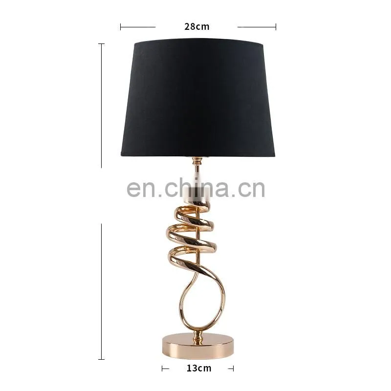 New design home metal table light and metal desk lamp for indoor room