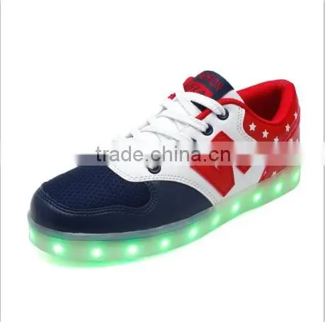 2016 new coolest seven color with usb adults led light running led shoes,hot sale led light running shoes