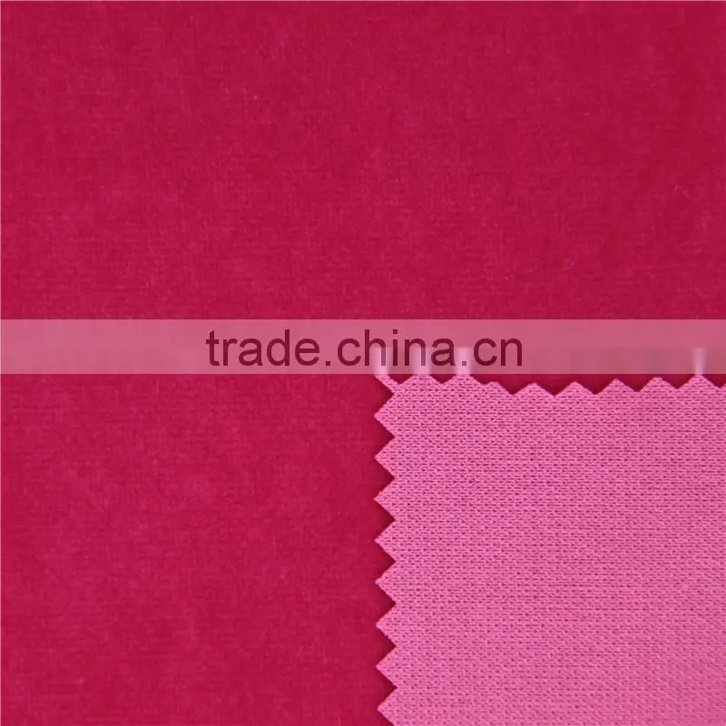 0.8mm thickness single side synthetic suede fabric/shoe fabric