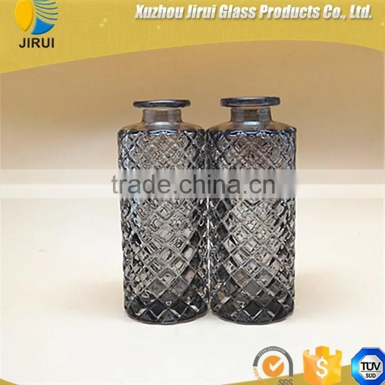 clear and black colour aroma diffuser glass bottle