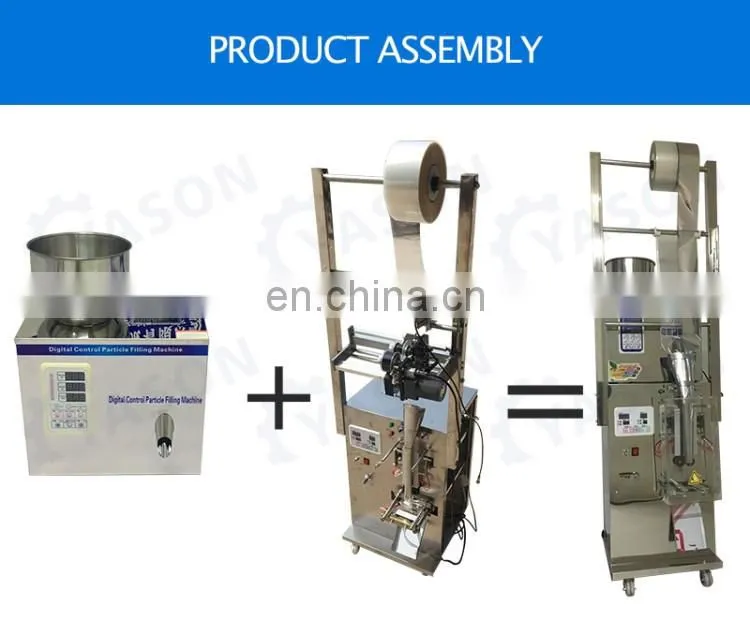 2-180g Automatic Bag Packing Machine for bean, tea, powder, medicine, food,grain, seed