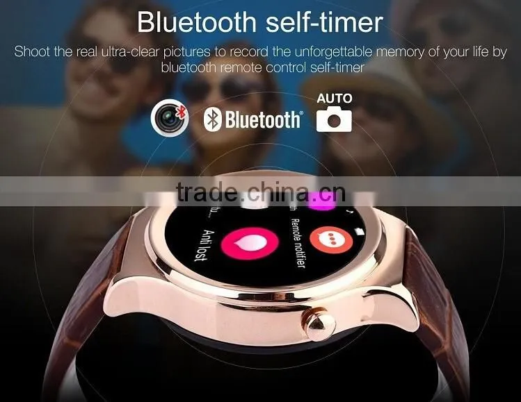 Hot selling touch screen smart watch phone android with sim card