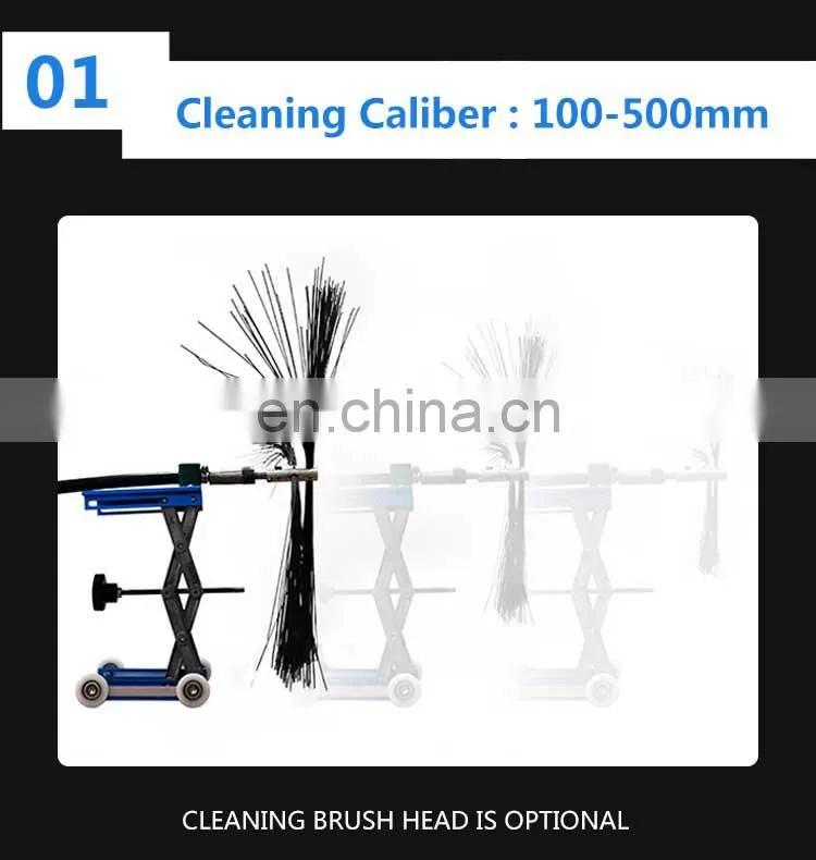 Industrial Air Duct Cleaning Robot With 10m Soft Shaft