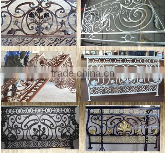wrought iron artistic fence for sales