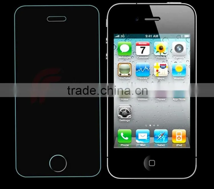 Factory price tempered glass screen protector for iphone 4/4s