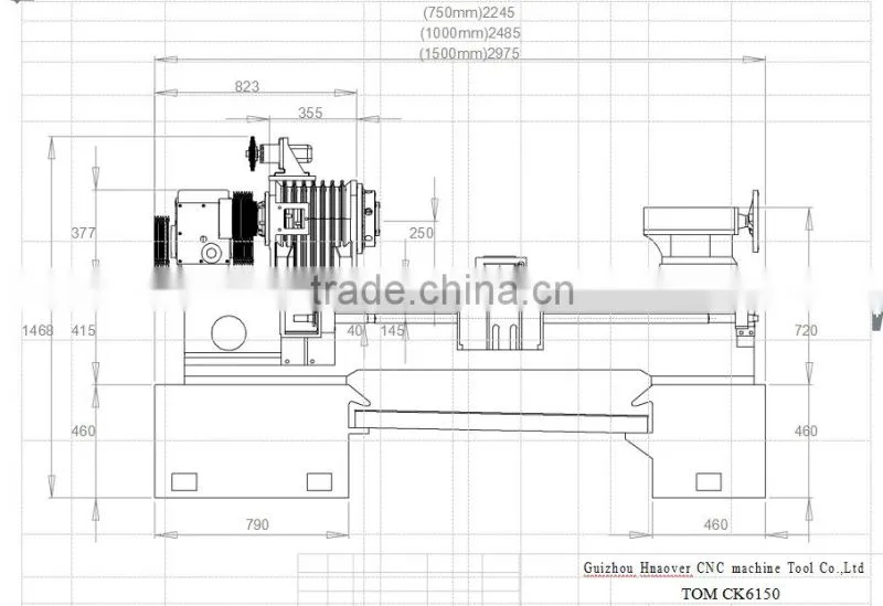 CK6150 tipos de tornos para torno mecanico