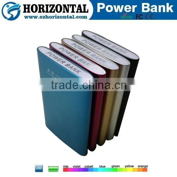 Factory pirce customized LOGO ultra-thin polymer mobile power,power bank 50000mah