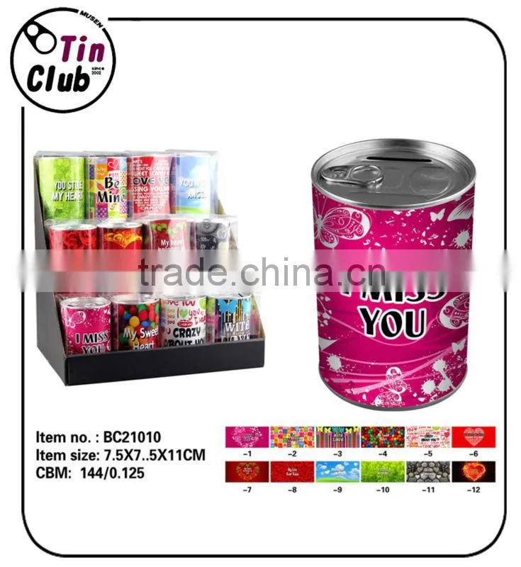 Tin Coin Bank/Money Bank/Tin Saving Bank