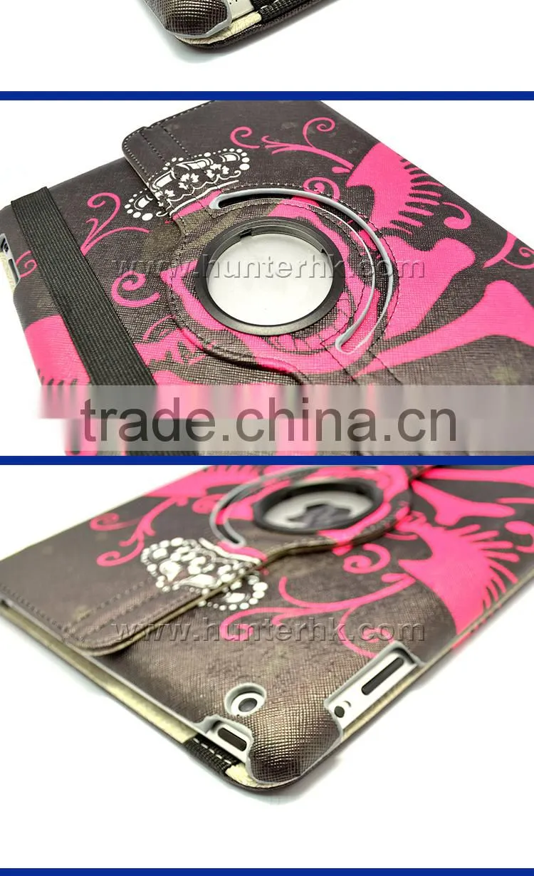 Stylish Printed Skull Design Tablet Case For iPad 3