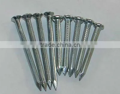 black/galvanized grooved concrete nails