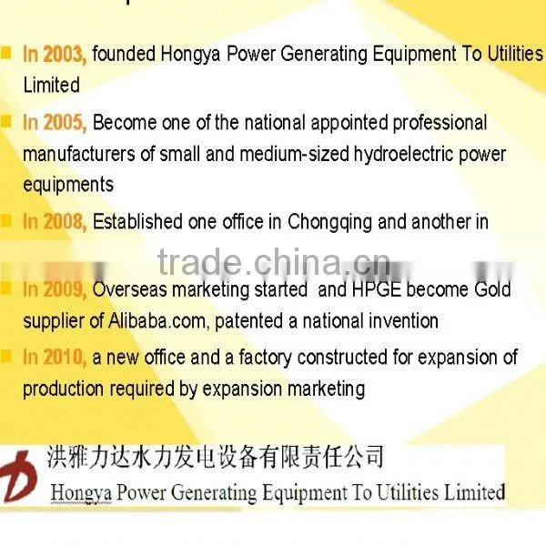 Hydraulic Power Plant Design and Construction--project with Pelton Turbine generator unit