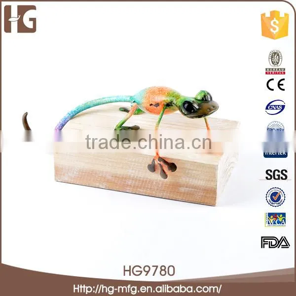 Iron Craft Gecko Metal Garden Decoration