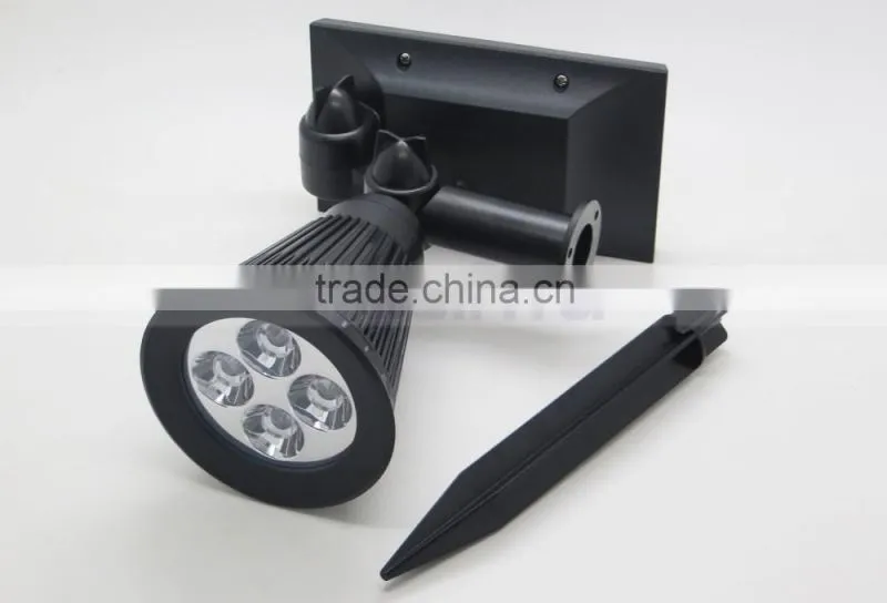 Waterproof Landscape 4 LED Solar Spotlight Outdoor Wall Lamp