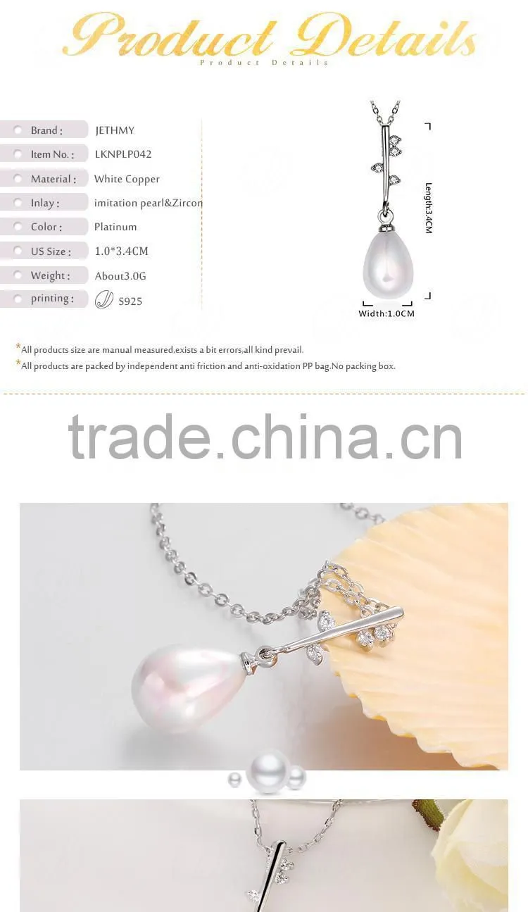 Charming Multicolored Pearl Mixed Lots Women Dubai Gold Pendant