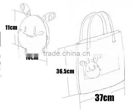 polyester foldable shopping bomb bag