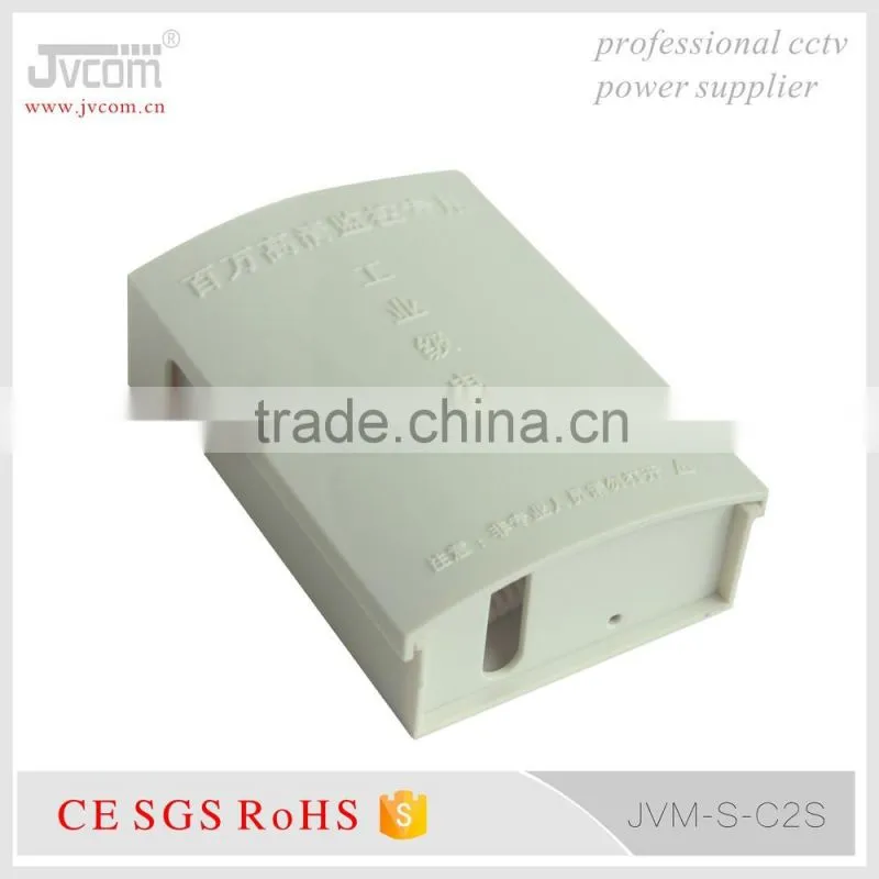 JVCOM-S-C2S 12V2.5A CCTV Waterproof Power Supply ABS plastic case Durability and excellet anti-aging resistance