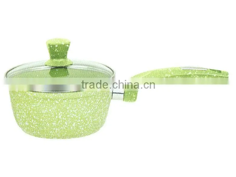 Sauce Pan Set Aluminum Hard Anodized Nostick Coating C1122-SP