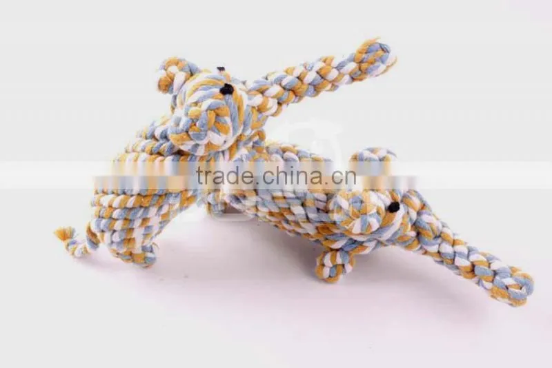 2014 all new mini elephant animal shape cotton pet toys and pet products