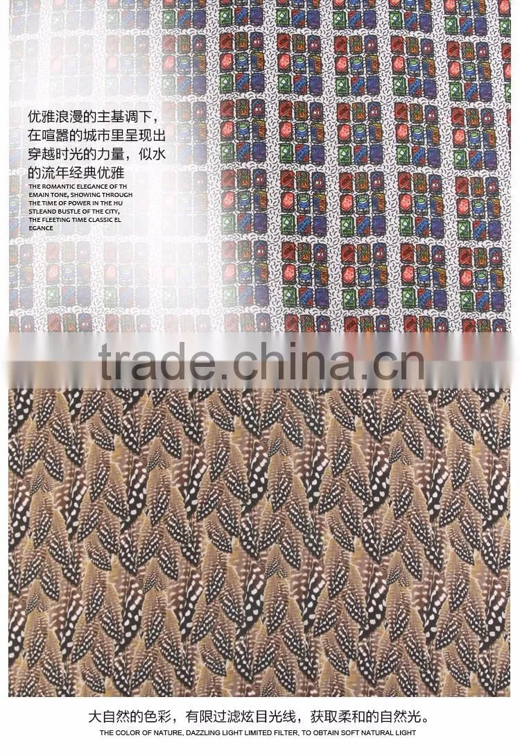 wholesale printed rayon fabric for Qipao