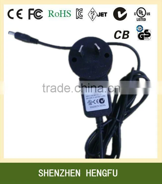 15V 0.3A 0.4A 0.5A 0.6A 0.7A 0.8A AC/DC Wallmount Switching Power Supply