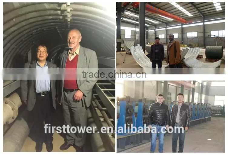 Hot dip galvanized metel corrugated bridge