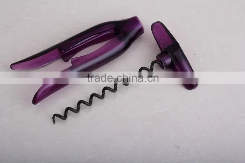 S/S+AS 15.5*7.5*2 Colorful kitchen utensil wine opener/cork screw