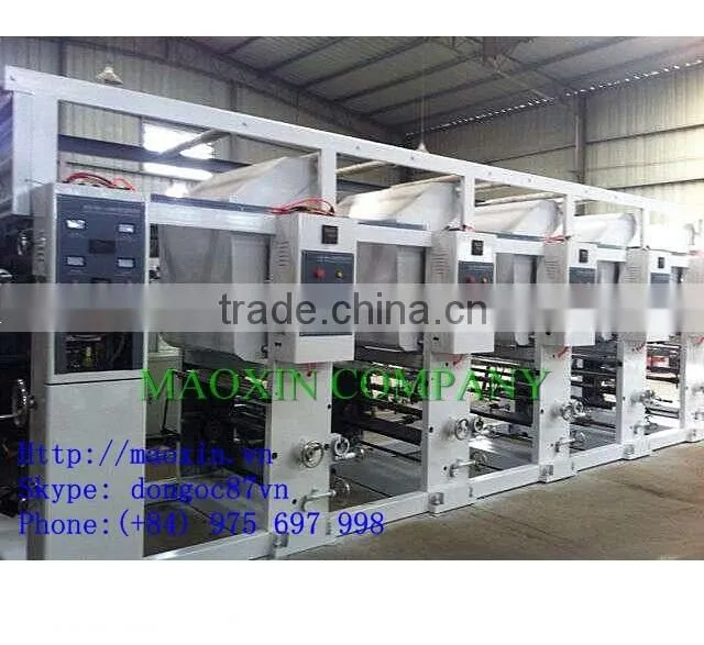 TaiWan inverter control Semi-Automatic Electronic Four color plastic Printing Machine