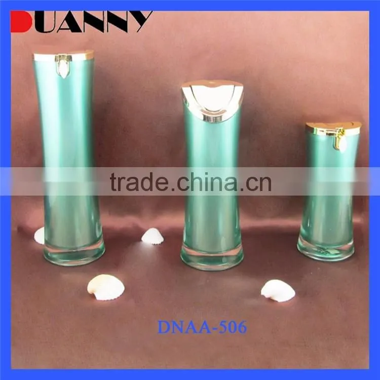 15Ml 30Ml 50Ml Acrylic Plastic Airless Cosmetic Bottle,White Airless Pump Bottle