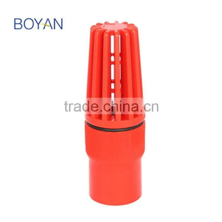 China Suppliers BOYAN Taizhou HuangYan Plastic PVC Plastic Price Foot Valve