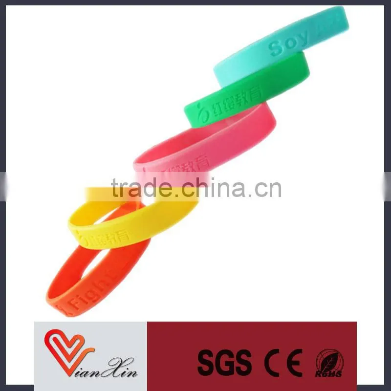 fluorescent silicon wristband