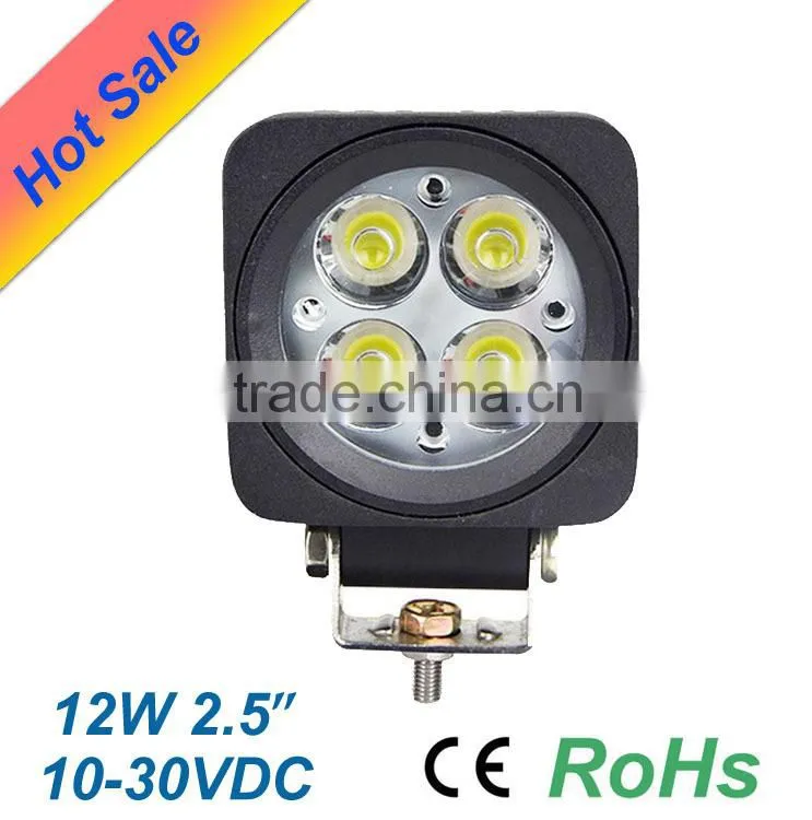 12W Square LED Work Light LED Car Light