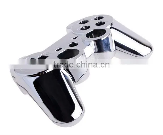 Glossy Chrome Silver Shell for ps3 controller replacement parts
