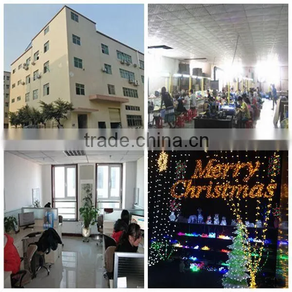 12W waterproof led big star string light for outdoor decoration
