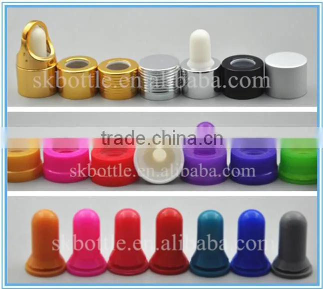 stock amber round e liquid glass bottle with glass dripper in the tube