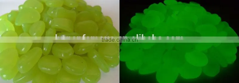 glow pebbles,glow in the dark pebbles