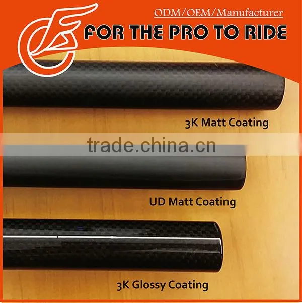 3K Weave Clear Coating Mountain Bike Carbon Fiber Handlebar