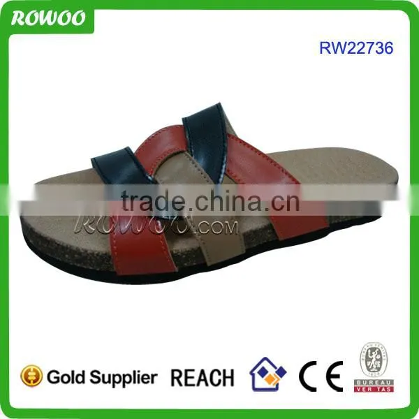 2014 New Arrival High Quality Hot Sale Summer Men Cork Slippers