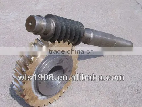 brass worm gearand steel worm shaft
