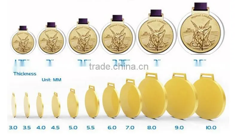 Cheap Promotional Marathon Metal Sports Medal