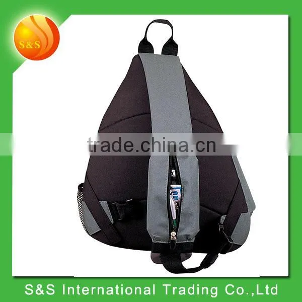 large capacity urban sling sports backpack with phone holder