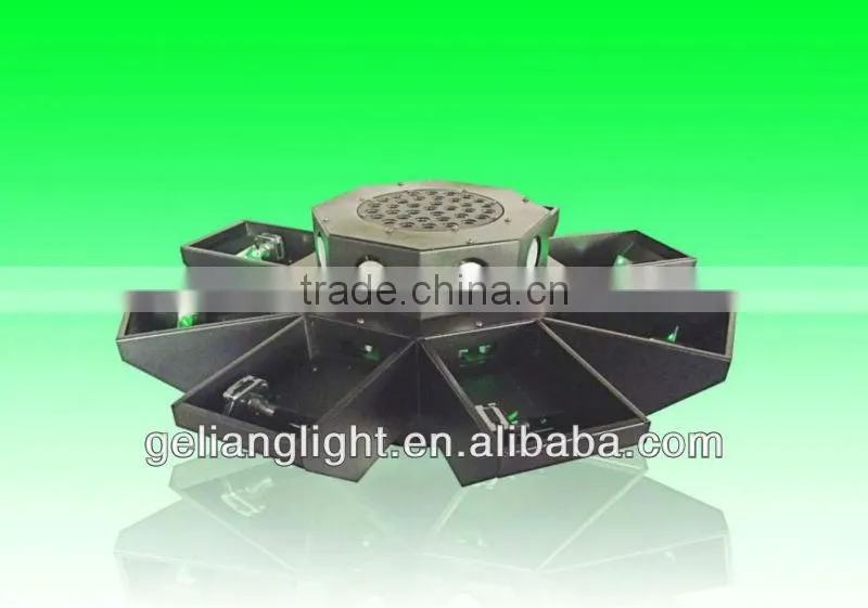 UFO eight heads LED green laser