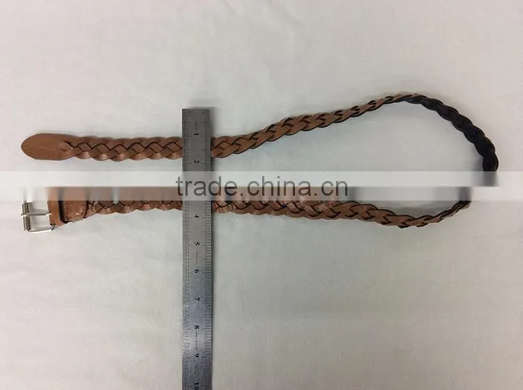 Waxed Cotton String Knitted Belt Women Elastic Belt