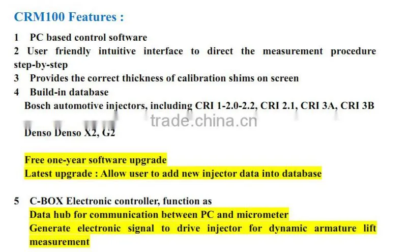 CRM-100 The third stage reapir tools for bosch common rail injectors
