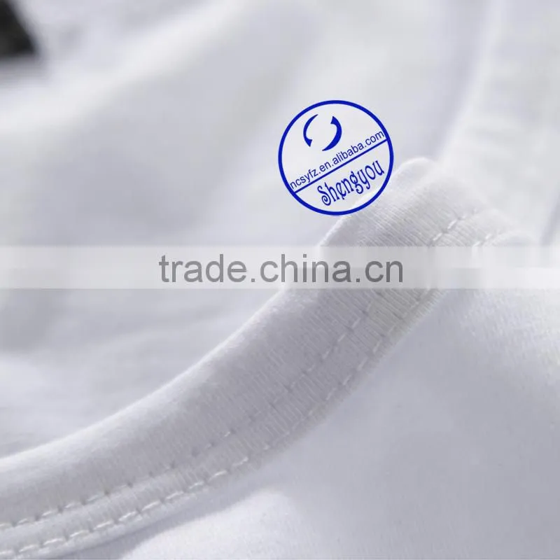 custom 2015 new design mens white printed t shirt design wholesale china