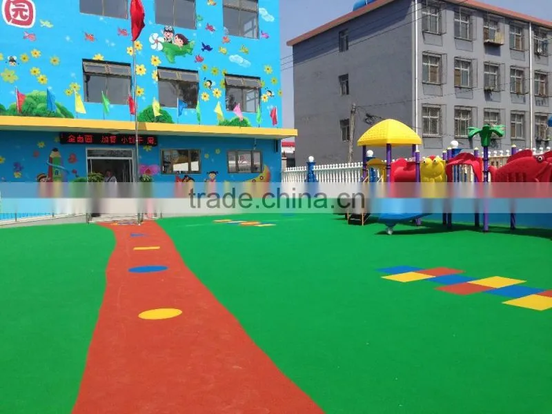 Full pour EPDM athletics track surfacing for professional playground