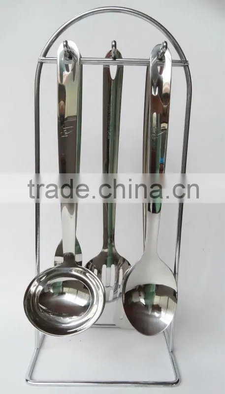Personalized 5pcs stainless steel cooking tool set